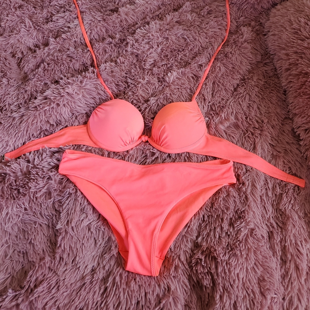 Pink bathing suit